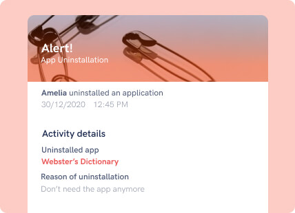 Uninstall Alert
