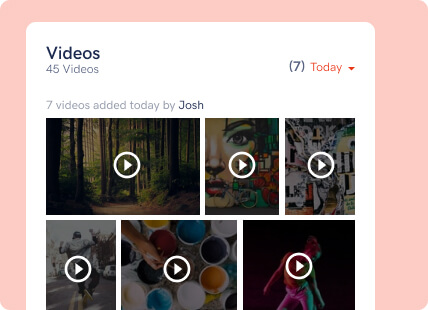 Monitor videos